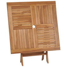 FAMIROSA Tavolo da Giardino Pieghevole 85x85x76cm Legno Massello di Teak-7419