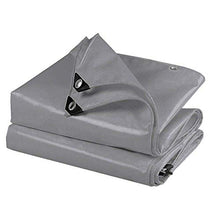 MTYLX Telo Multiuso per Esterni ， Telo, Telo Impermeabile su Due Lati in Pvc Resistente Copertura per Conigliera Di Pollo Telo Grigio,Grigio,3X4M