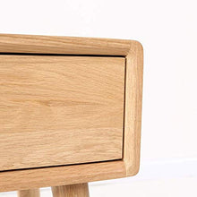 Elegante Semplicità Tavolino Comodino in Legno Semplice con un Cassetto Comodino per Camera da Letto Soggiorno per Camera da Letto, DTTX001