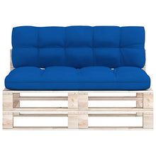 Buyounger Cuscini per Divano Pallet 2 pz Blu Reale