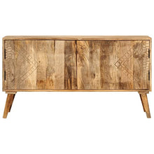 vidaXL Legno Massello di Mango Credenza 110x30x60 cm Madia Mobile Armadietto