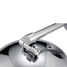 Specchi per trucco da tavolo a LED, specchio da 8 pollici cromato con luci Specchio illuminato ingranditore cosmetico regolabile in ottone con spina,7X