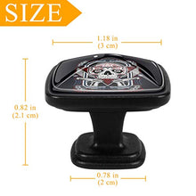 Teschio di Halloween 4 PCS Pomelli per Porta, Pomolo per Mobile, Pomelli per Mobili con Viti, Maniglia per Armadietto, Pomelli per Porta, Pomelli per Cassetti per Porta, Armadio, Cassetto e Credenza