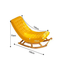 Sedia a dondolo Sedia a sdraio patio giardino Vacanze Lettino prendisole Sedia relax Sedia relax Sedia da lettura per il tempo libero Sedia divano Sedia reclinabile per donna incinta Sedia a riposo