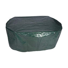 Laneetal Copertura per Mobili da Giardino Tavolo Ovale Copertura Protettiva Mobili da Giardino Cover PE 180x120x70cm 0940005