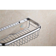 ZLININ Y-longhair Mensola da bagno montata a parete in ottone robusto design cromato doccia mensola porta shampoo cestino/mensola da bagno