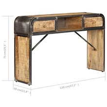 vidaXL Legno Massello di Mango Credenza Vintage Armadietto Madia Arredo Casa