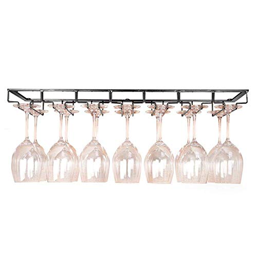 LHQ-HQ Appesa Vino Rack con Montaggio di Metallo, appesa Supporto cremagliera e Tazza Vetro Vino Europeo