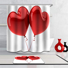 LIYAN Combinazione Bagno. Immagini Chiare E Colori Vivaci Rendono Il Tuo Bagno Pieno di Vita. Accessori da Bagno. Palloncino Rosso Amore.