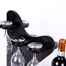 DAGONGREN Supporto in Legno per Bicchieri da Vino, per Bicchieri da Vino, per Bottiglie di Vino