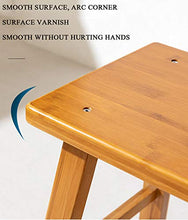 CJSWT Sgabello da Sedile in bambù per Bambini, Sgabello da Barba a Pedale, Leggero e Antiscivolo Resistente, per casa, Bagno, capezzale |