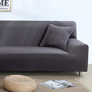 Jodimitty Copridivano con Penisola Elasticizzato Fodera Copridivano Chaise Longue Antiscivolo Antimacchia Sofa Cover Componibile in Poliestere a Forma di L - Arredi Casa