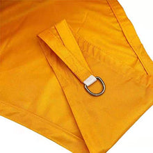 YTQ Vele Parasole Tenda da Sole con Corda Triangolo Sabbia Resistente UV per Uso Commerciale Patio Blocco da Sole Tenda da Sole Tenda da Sole 5 * 5 * 5m(Color:Giallo Scuro)