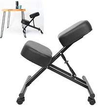 LIUXU Sedia Ergonomica, Sedia Inginocchiata Regolabile, Correzione di Postura/Sedia A Sgabello per Il Ginocchio, Sedia da Massaggio per Povere Supporto Posteriore, Cuscinetto 265 Sterline