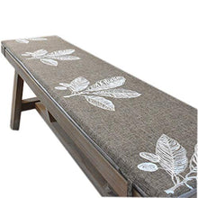 Sunshinelh - Cuscino per panca da giardino a 2 3 posti con cravatta, antiscivolo per seduta in legno, per interni ed esterni, 35 x 160 cm