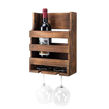 YQY Cremagliera da Parete in Vetro per Vino Portabicchieri di Vino Creativo Cremagliera Sottosopra Calice in Legno massello Bottiglia per Legno