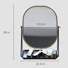 MMWYC Specchio for Trucco Specchio for Trucco Stile Nordico Specchio for Trucco da Tavolo Specchio for Trucco da Tavolo (28x20,3 cm)