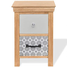 FAMIROSA Cassettiere 2 Pezzi 34x34x46 cm in Legno Massello