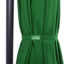 Kingsleeve Ombrellone a Braccio Ø330cm manovella Idrorepellente Alluminio Parasole Giardino Verde