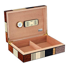 FxsD Cigar Box, Legno di Cedro Cigar gabinetto di casa Cigar Humidor Cigar Box con igrometro e umidificatore ## (Color : A)