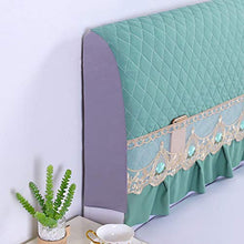 Copri Testata Letto Fodera+Copri+Testiera +del +Letto Singolo/Matrimoniale 120/150/180/200cm in Protettore Moderno Elasticizzato Copertura Fodera per Decorazione. Elegante e generoso copricapo decorat