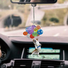 Ornamento da Appendere per Auto di Gatto/Cane con Palloncino Colorato, Ornamento da Appendere Per Auto di Gatto e Palloncino, Ornamento da Appendere per Cane e Palloncino