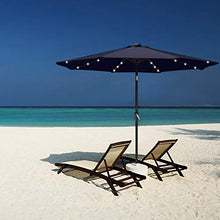 ABCCANOPY 23 Colori + 2,7 m Market Umbrella Replacement Canopy 8 nervature, 1# Navy Blue