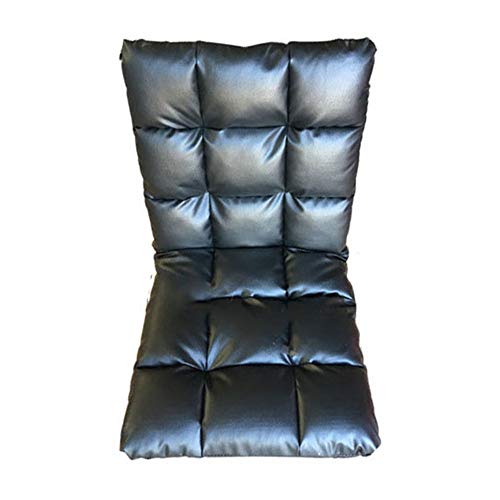 Chengzuoqing-Home Divano Pigro Sedia per Esterno Senza Gambe Comodo Cuscino Leggero Supporto Posteriore reclinabile Interno ed Esterno (Colore : Nero, Dimensione : 65 * 115 * 11cm)