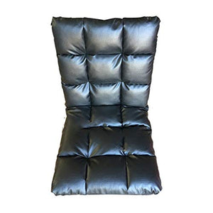 Chengzuoqing-Home Divano Pigro Sedia per Esterno Senza Gambe Comodo Cuscino Leggero Supporto Posteriore reclinabile Interno ed Esterno (Colore : Nero, Dimensione : 65 * 115 * 11cm)
