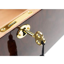 Minmin Cigar Box Legno di Cedro umidificatore a doppio strato design Grana del legno Piano vernice grande capacità alcoholized Cigar Cabinet, 345x155x235mm accessori del sigaro