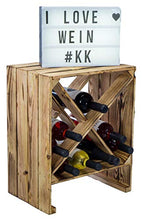 'Portabottiglie per vino di legno "ringrossi 50 x 40 x 27 cm