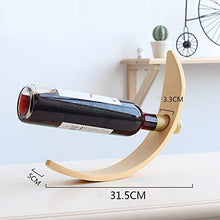 Buy and buy at Brandon Creative Wooden Semi-Circle Wine Rack Gravity Wine Rack Decoration Oblique Insert Restaurant Wine Cabinet Decoration Home Display StandLightA
