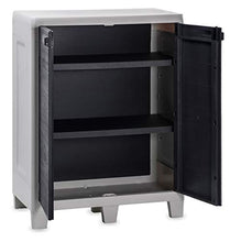 Toomax Armadi Woody'S XL in Polipropilene Colore Grigio Chiaro/Antracite (Basso)
