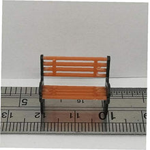 5pcs Mini Park Panche Model Train 1: 100 Bench Chair Salottino in Miniatura Panchina Craft Per Il Layout Railway