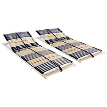 SKM Reti a Doghe 2 pz 7 Zone con 42 Doghe in Legno 70x200 cm (26kg)