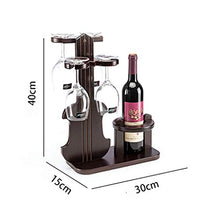 LHQ-HQ Vino Speciale Rack Decorazione Domestica di Legno Solido Europeo Vetro Creativo Wine Rack Capovolto Decorazione del Salone del Vino Shelf