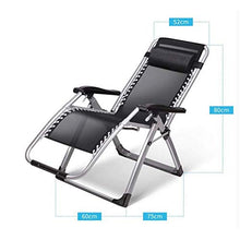 Generic Brands Comoda Sedia a Dondolo Zero Gravity Chair con Cuscino Traspirante, Zero Gravity Pausa Pranzo Pieghevole Letto per pisolino Balcone Schienale per Il Tempo Libero Cool Chair