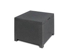 TOOMAX Tavolino Olimpia Large Box, da esterni in plastica riciclata, Art. 596, dim. cm 76x59x45h, colore Antracite
