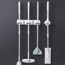 ZXCASDF Carta Fixing Spazzola Punzone Libera Mop Domestico Cremagliera Mop della Clip WC Cornice Fissa Gancio Mop Arazzo Igienica Anti-Skid Cremagliera Mop Impermeabile