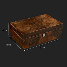 Umidificatori di sigari - Scatola di umidificatore for scatola di sigari da 50 scatole di umidificatore for alcol e legno di cedro Formato: 320x230x110mm Cedro spagnolo contenitore di immagazzinaggio