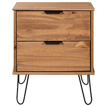 vidaXL Comodino Bianco 45x39,5x57 cm in Legno Massello di Pino