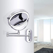 ZCY Specchi da Bagno Specchio da Parete a LED, Specchio per Trucco Specchio da Parete Regolabile con ingrandimento 10X Specchio bifacciale con Regolazione del Tocco