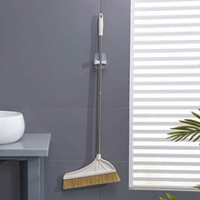 ZXCASDF Forte Portaoggetti Scopa Mop Punzonatura Gancio Artefatto Forte Bagno Fisso Fisso Fibbia Antiscivolo Appeso Impermeabile Mop Fibbia Appeso A Parete Fibbia Appeso A Parete,Bianca