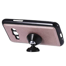 Bear Village Cover Galaxy J1 2016, Custodia Premium Flip Custodia per Samsung Galaxy J1 2016, Custodia con Porta Carte e Chiusura Magnetica, Oro Rosa