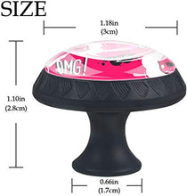 Donne Bocca OMG Love Cloud Red Pomelli per Porta Set di 4 Pomelli per Mobili Manopole per Cassetti Cucina Armadio Vetro