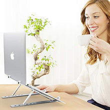Supporto per Laptop,Alluminio Stabile e Antiscivolo Regolabile in Angolazione Regolabile,Piattaforma di Sollevamento Per Laptop Leggera Compatibile con MacBook Air/pro,Huawei Matebook D/altri Tablet