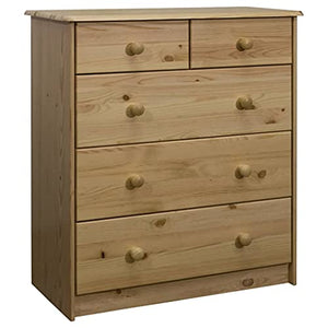 vidaXL Cassettiera 75x35x80,5 cm in Legno Massello di Pino