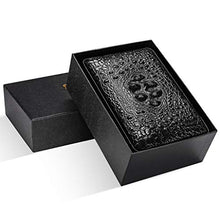 Accessori e umidificatori per sigari Leather Cigar Cabinet in Uscita Portable Storage Box Naturale Legno di Cedro Cigar Umidificatore di Alta qualità Tessuto 4 può Essere Salvata Regalo