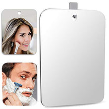 Specchio Grandi Specchio Trucco Specchio Doccia Specchio Ventosa Specchi da Parete Specchio da Barba per Doccia Senza Ｎebbia (11.8inX8in)