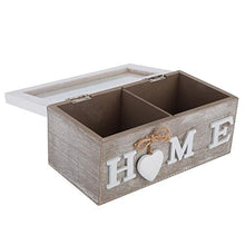 LetCart Scatola portaoggetti Bustina di tè Contenitore per Gioielli Contenitore per Gioielli Contenitore da Tavolo(Two Compartments Size)